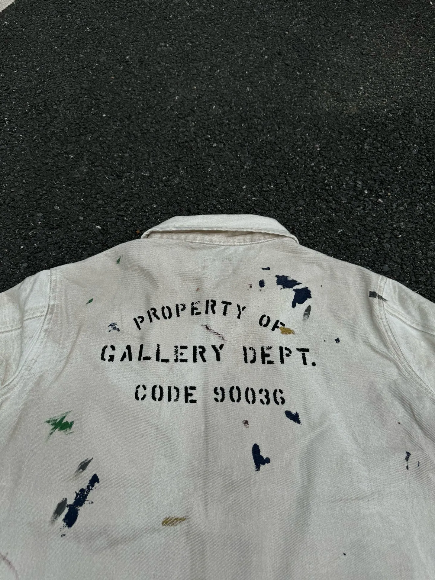 P300💰G44 Gallery Dept EP Jacket Hand-painted graffiti jacket American high street zipper jacket Size: S-XL